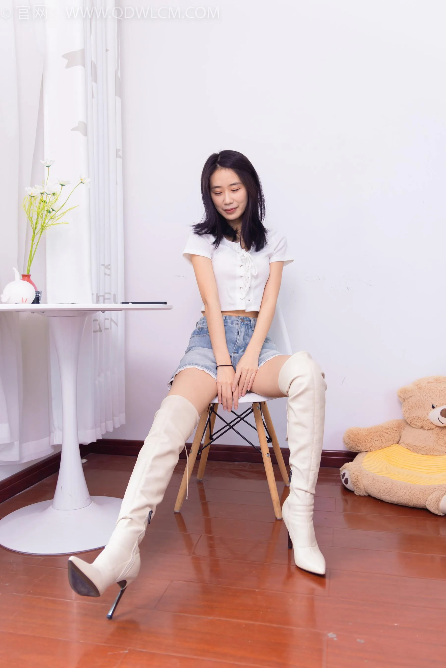 物恋传媒 NO.1552 菜菜-白色的花 [178P]插图4